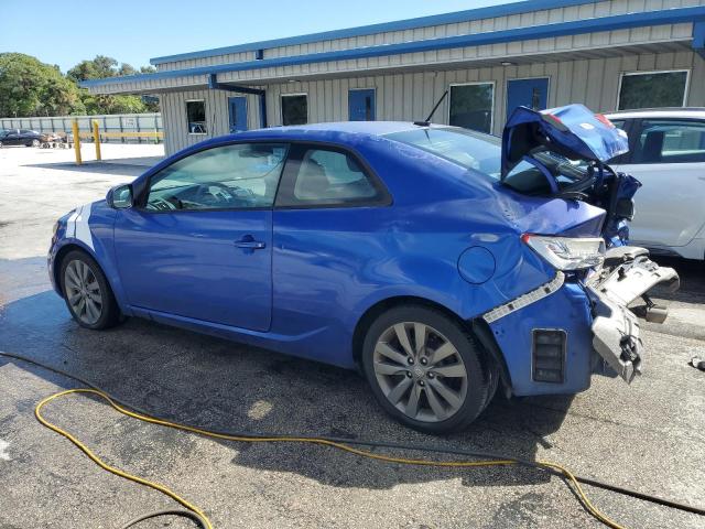 KNAFW6A36C5622174 - 2012 KIA FORTE SX BLUE photo 2