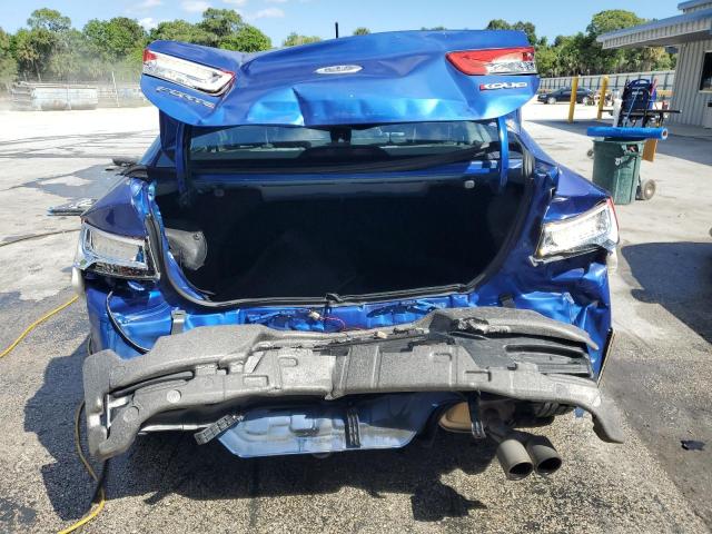 KNAFW6A36C5622174 - 2012 KIA FORTE SX BLUE photo 6