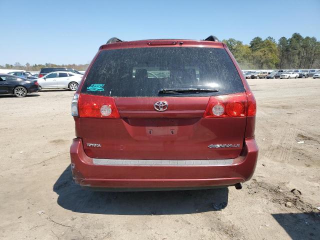 5TDKK4CC5AS330019 - 2010 TOYOTA SIENNA CE RED photo 6