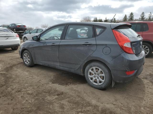 KMHCT5AE6CU006941 - 2012 HYUNDAI ACCENT GLS GRAY photo 2