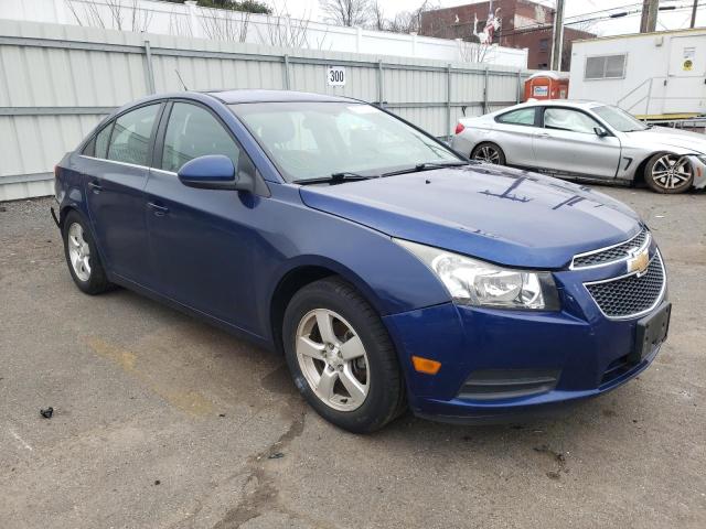 1G1PF5SC0C7195345 - 2012 CHEVROLET CRUZE LT BLUE photo 4