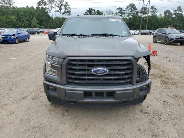 1FTEW1EG6HKC10117 - 2017 FORD F150 SUPERCREW GRAY photo 5