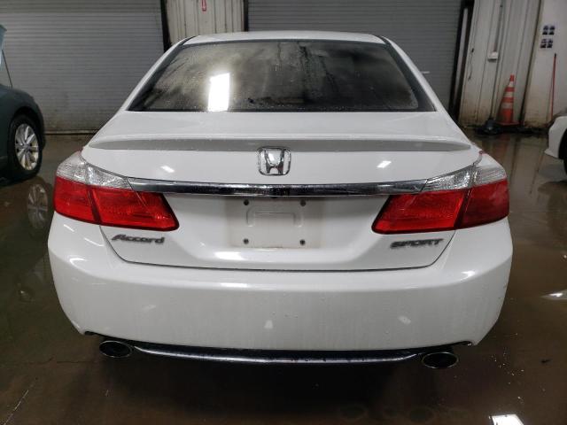 1HGCR2F55DA019081 - 2013 HONDA ACCORD SPORT WHITE photo 6