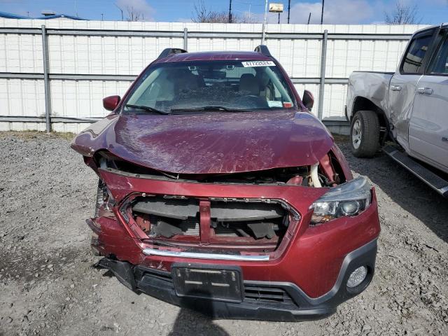 4S4BSAFC4K3330165 - 2019 SUBARU OUTBACK 2.5I PREMIUM BURGUNDY photo 5