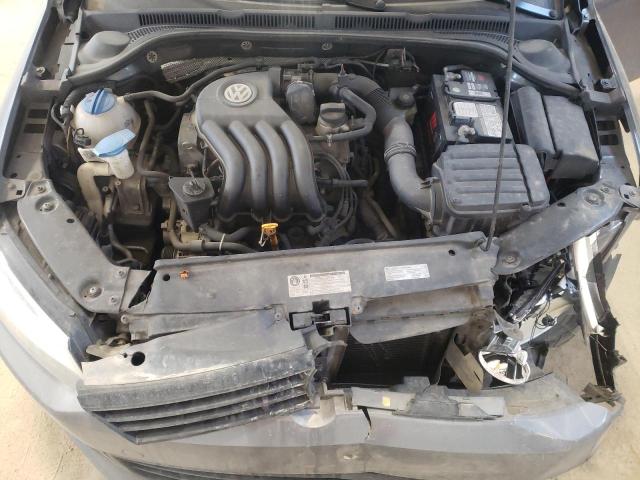 3VW2K7AJ5DM415172 - 2013 VOLKSWAGEN JETTA BASE Մոխրագույն լուսանկար 11