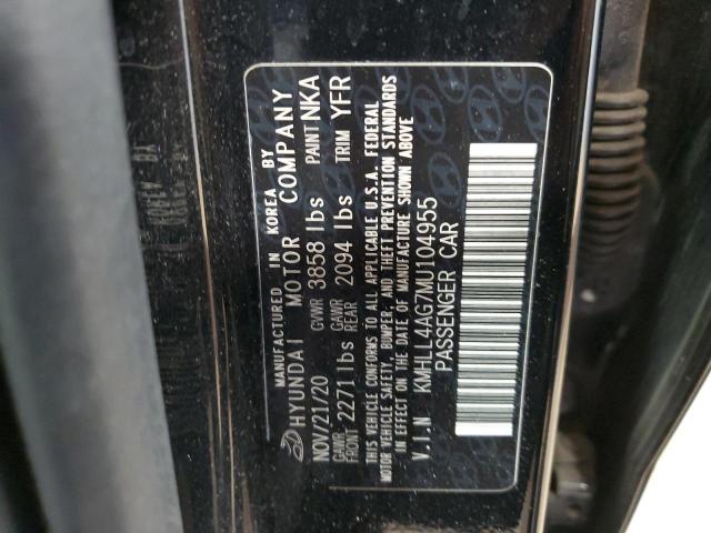 KMHLL4AG7MU104955 - 2021 HYUNDAI ELANTRA SE BLACK photo 13