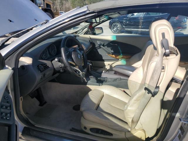 WBAEK73455B325209 - 2005 BMW 645 CI AUTOMATIC SILVER photo 7