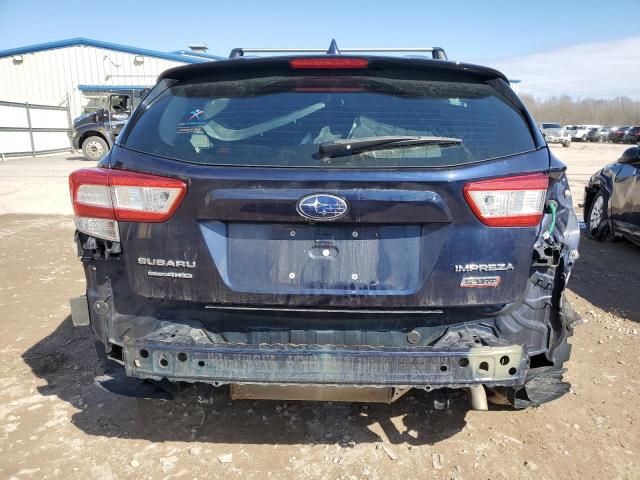 4S3GTAJ69K3737343 - 2019 SUBARU IMPREZA SPORT BLUE photo 6