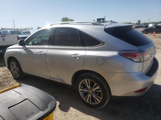 2T2ZK1BA1DC113525 - 2013 LEXUS RX 350 SILVER photo 2