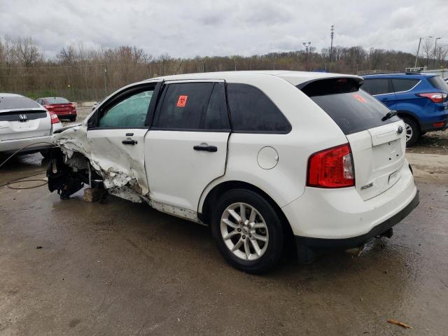 2FMDK3GCXDBB01012 - 2013 FORD EDGE SE WHITE photo 2