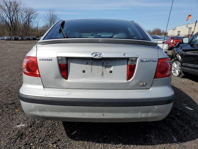 KMHDN56D06U181253 - 2006 HYUNDAI ELANTRA GLS SILVER photo 6