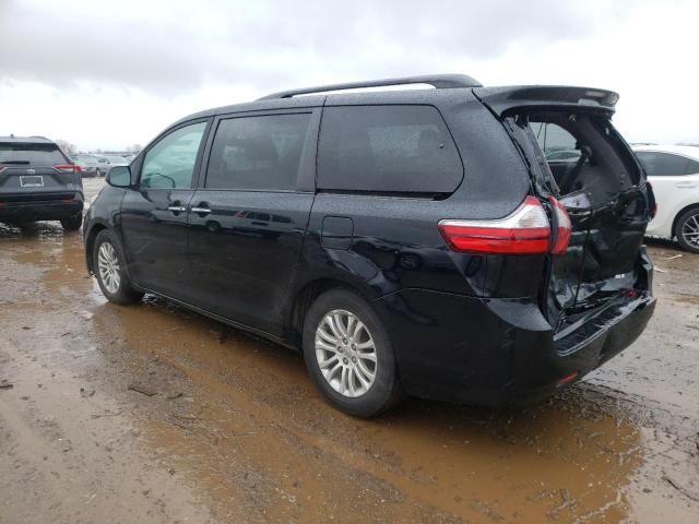 5TDYK3DCXGS704992 - 2016 TOYOTA SIENNA XLE BLACK photo 2