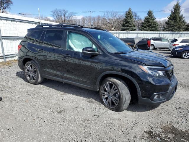 5FNYF8H54MB040931 - 2021 HONDA PASSPORT EXL BLACK photo 4