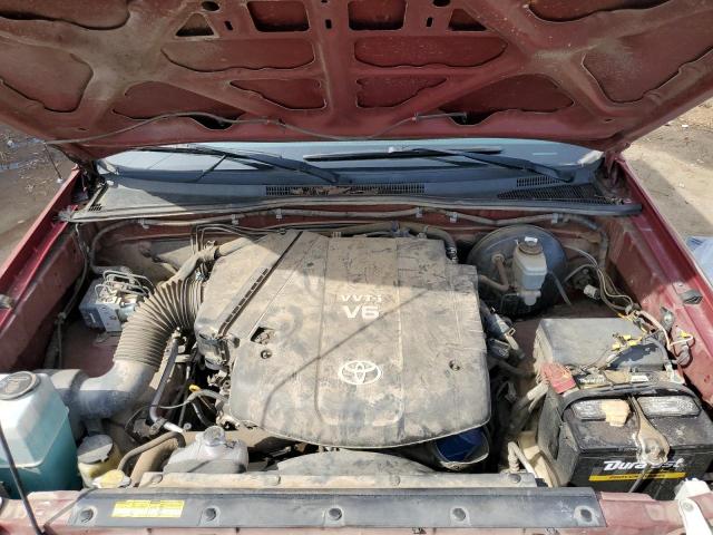 5TEUU42N58Z538386 - 2008 TOYOTA TACOMA ACCESS CAB წითელი ფოტო 11