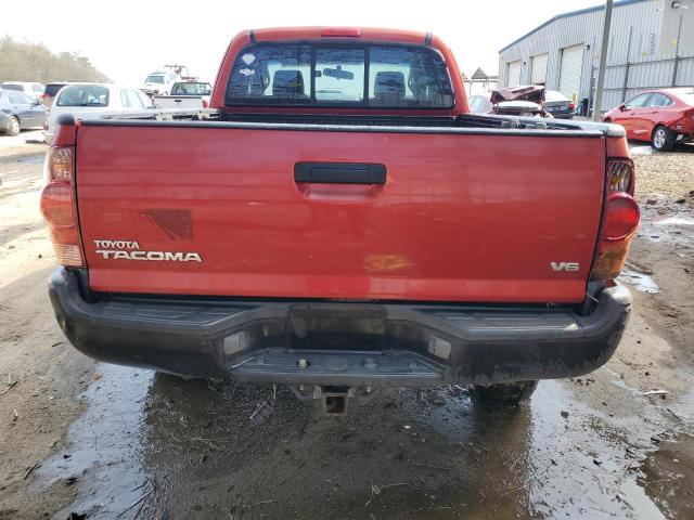 5TEUU42N58Z538386 - 2008 TOYOTA TACOMA ACCESS CAB წითელი ფოტო 6