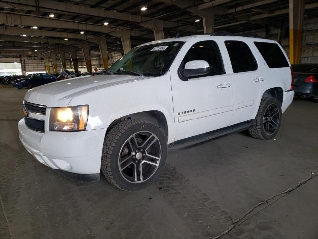 1GNFK13047J328474 - 2007 CHEVROLET TAHOE K1500 WHITE photo 1