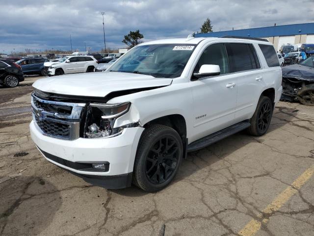 1GNSKBKC1HR312719 - 2017 CHEVROLET TAHOE K1500 LT WHITE photo 1