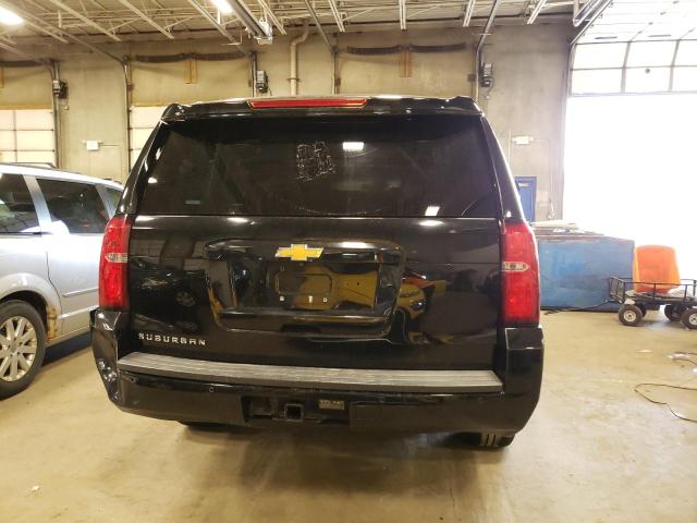 1GNSKJKC3FR270108 - 2015 CHEVROLET SUBURBAN K1500 LT BLACK photo 6