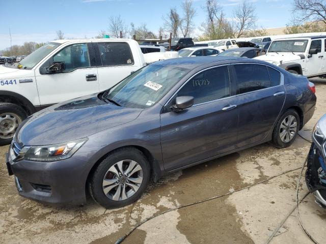 1HGCR2F31FA033433 - 2015 HONDA ACCORD LX BLUE photo 1