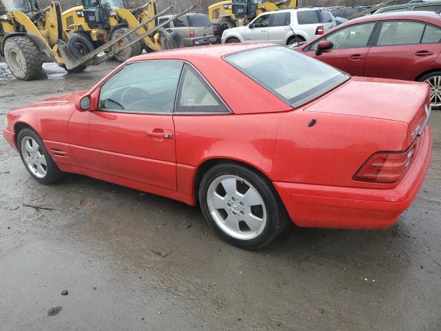 WDBFA68F0XF187538 - 1999 MERCEDES-BENZ SL 500 RED photo 2