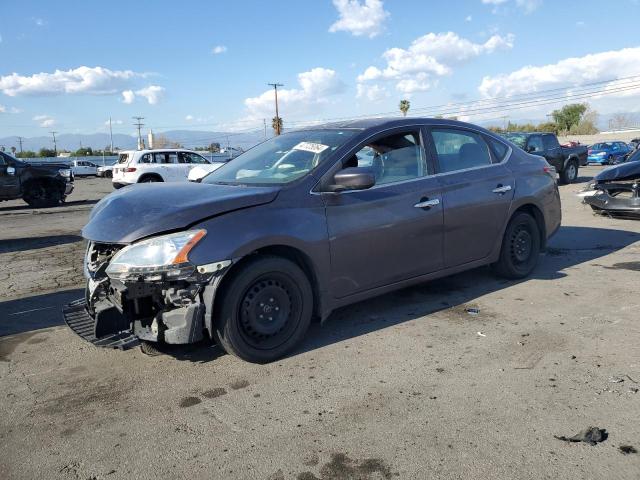 3N1AB7AP1FY301266 - 2015 NISSAN SENTRA S CHARCOAL photo 1