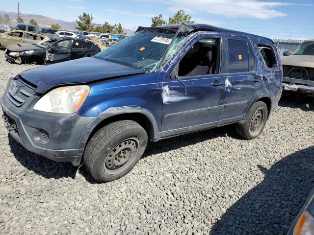 JHLRD78895C002403 - 2005 HONDA CR-V EX BLUE photo 1