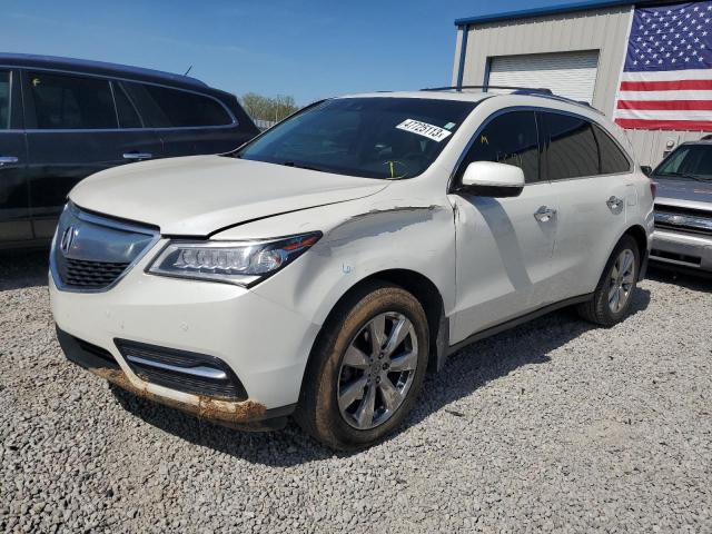 5FRYD3H98GB019546 - 2016 ACURA MDX ADVANCE WHITE photo 1