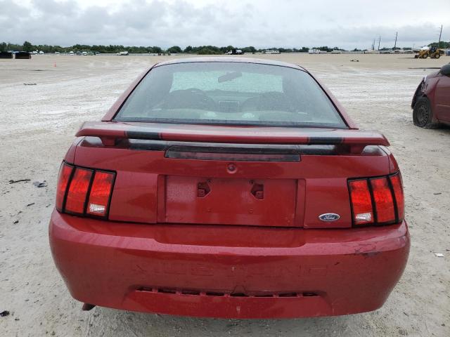 1FAFP40644F161185 - 2004 FORD MUSTANG RED photo 6