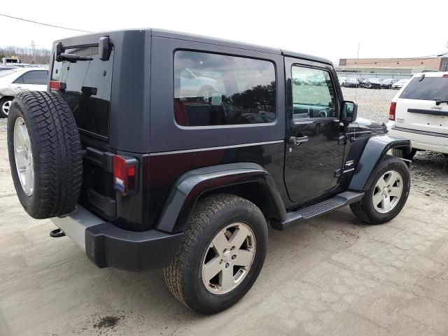 1J4FA54158L613016 - 2008 JEEP WRANGLER SAHARA BLACK photo 3