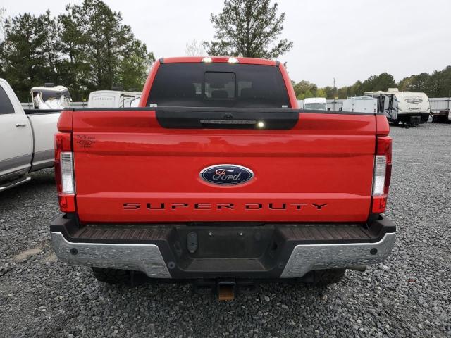 1FT8W3BT2HEB68425 - 2017 FORD F350 SUPER DUTY RED photo 6