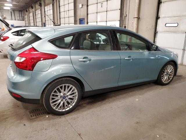 1FAHP3M24CL358397 - 2012 FORD FOCUS SEL TURQUOISE photo 3