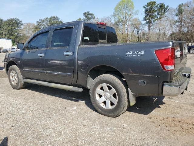 1N6AA07B84N533972 - 2004 NISSAN TITAN XE GRAY photo 2