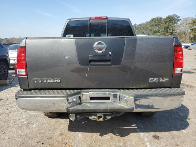 1N6AA07B84N533972 - 2004 NISSAN TITAN XE GRAY photo 6