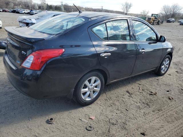 3N1CN7AP1EL823035 - 2014 NISSAN VERSA S BLACK photo 3