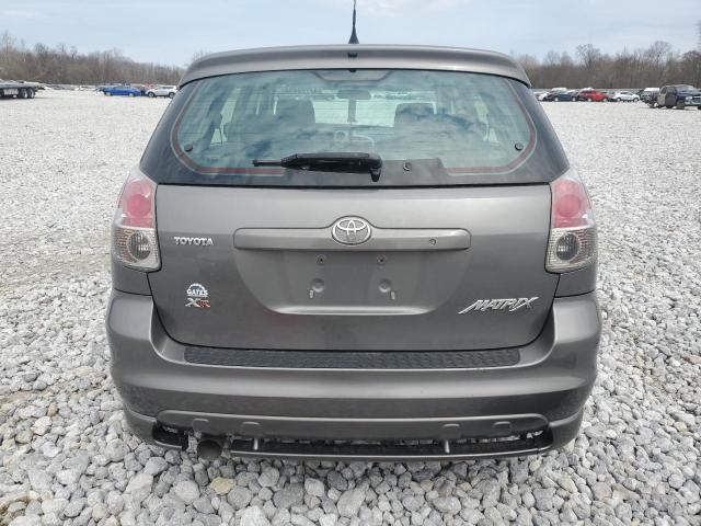 2T1KR32E87C654110 - 2007 TOYOTA COROLLA MA XR GRAY photo 6