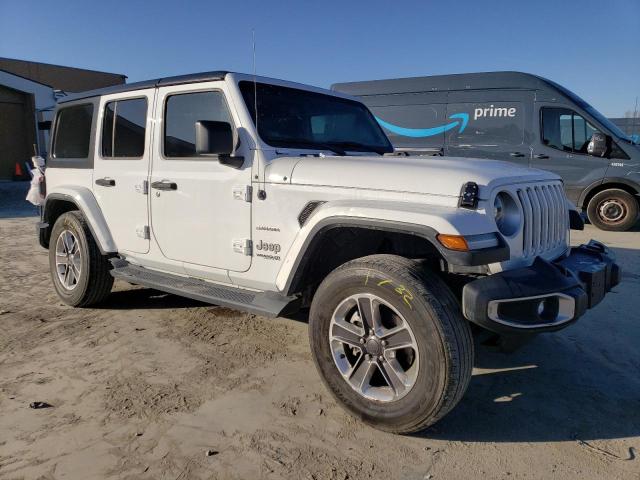 1C4HJXEN9JW278147 - 2018 JEEP WRANGLER U SAHARA WHITE photo 4