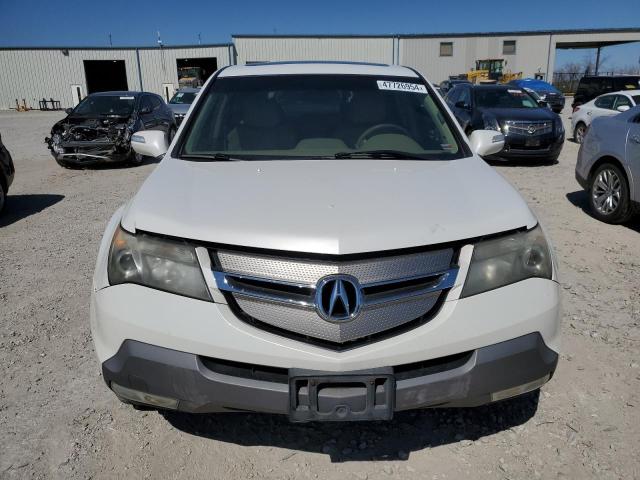 2HNYD28827H537045 - 2007 ACURA MDX SPORT WHITE photo 5