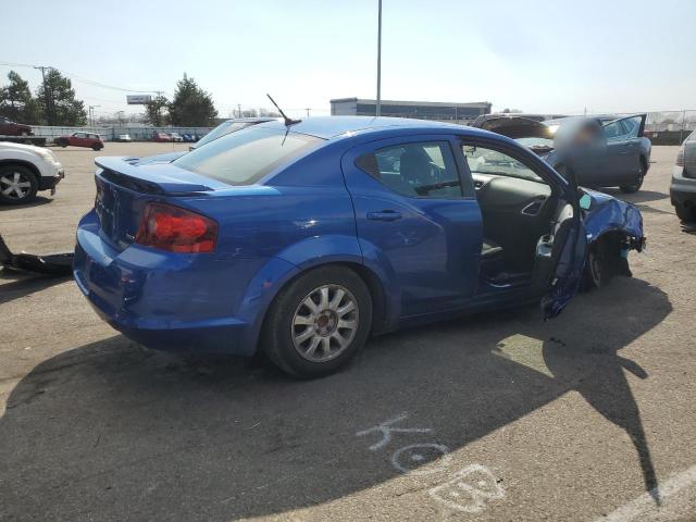 1C3CDZCB4CN211863 - 2012 DODGE AVENGER SXT BLUE photo 3