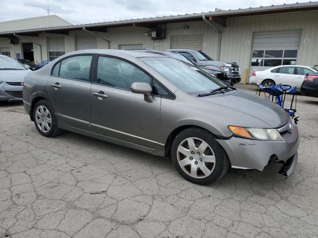 1HGFA16558L110750 - 2008 HONDA CIVIC LX GRAY photo 4