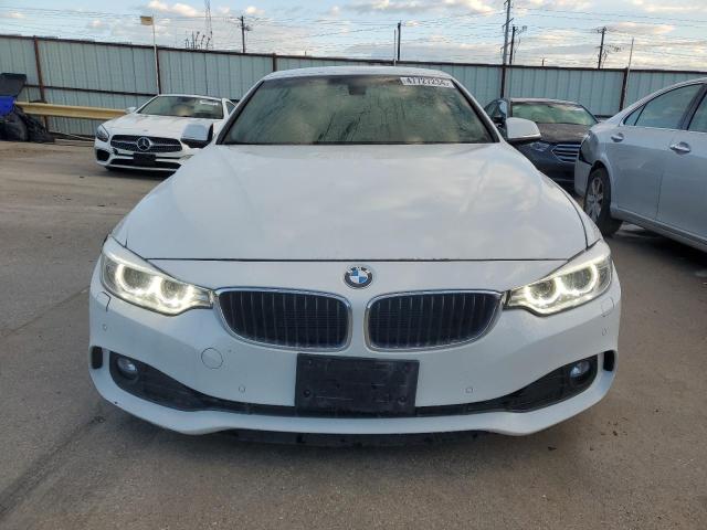 WBA3V7C57EJ872527 - 2014 BMW 428 I SULEV WHITE photo 5