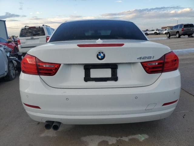 WBA3V7C57EJ872527 - 2014 BMW 428 I SULEV WHITE photo 6