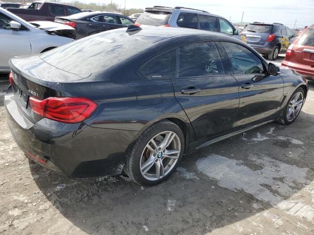 WBA4J3C50KBL06952 - 2019 BMW 430XI GRAN COUPE BLACK photo 3