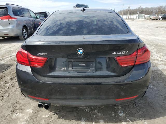 WBA4J3C50KBL06952 - 2019 BMW 430XI GRAN COUPE BLACK photo 6
