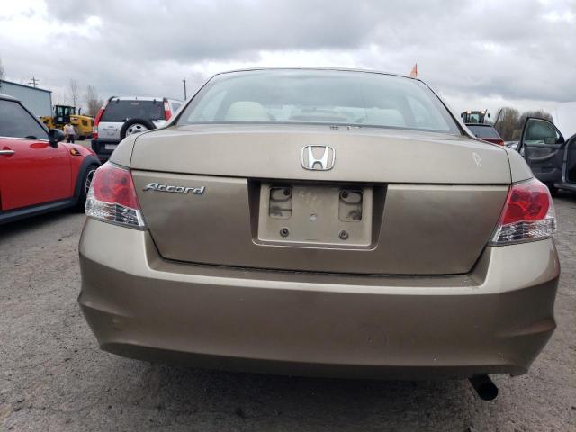 1HGCP26378A041268 - 2008 HONDA ACCORD LX BEIGE photo 6