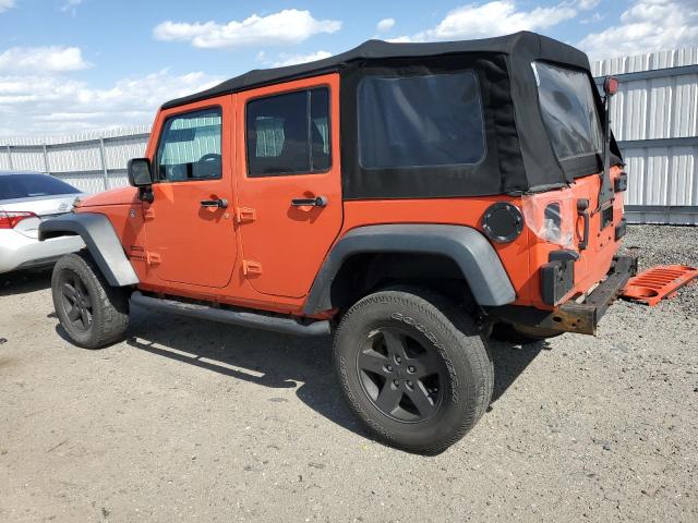 1C4BJWDG3FL686901 - 2015 JEEP WRANGLER U SPORT ORANGE photo 2