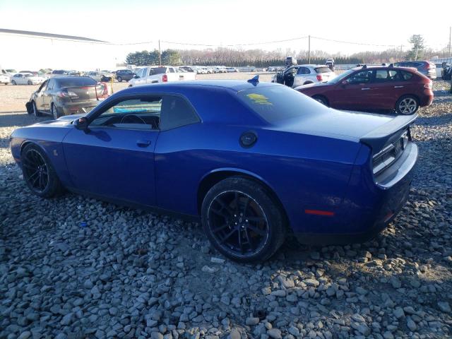 2C3CDZFJ1NH192123 - 2022 DODGE CHALLENGER R/T SCAT PACK BLUE photo 2