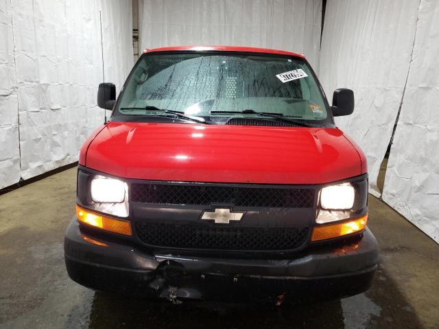 1GCZGFAA5A1182609 - 2010 CHEVROLET EXPRESS G2 RED photo 5