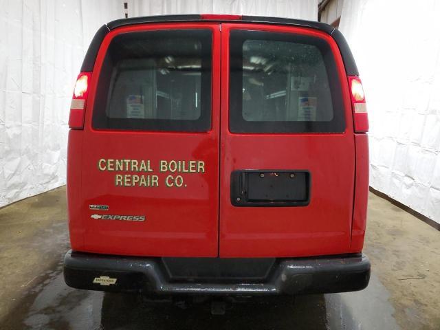 1GCZGFAA5A1182609 - 2010 CHEVROLET EXPRESS G2 RED photo 6