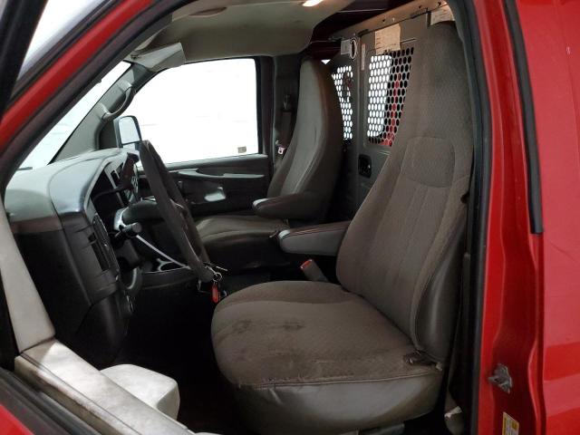 1GCZGFAA5A1182609 - 2010 CHEVROLET EXPRESS G2 RED photo 7