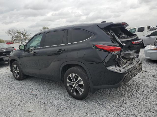 5TDGZRBH5NS572956 - 2022 TOYOTA HIGHLANDER XLE BLACK photo 2